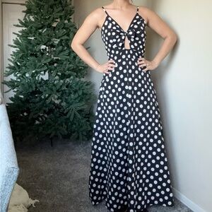 BRAND NEW Polka dot maxi dress